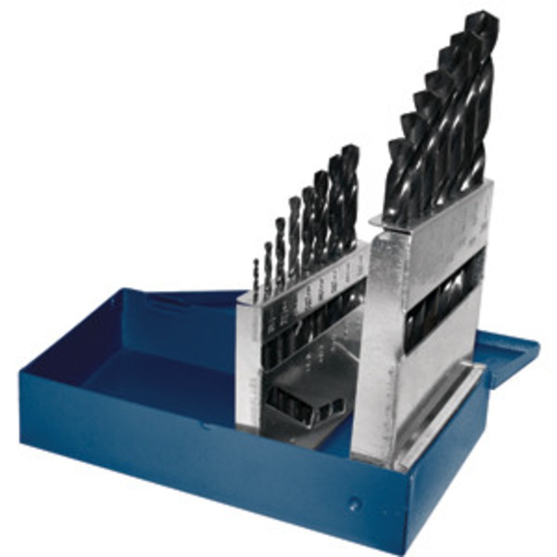 Century Drill & Tool 15 Piece Pro Grade Black Oxide Drill Bit Set – CY24015