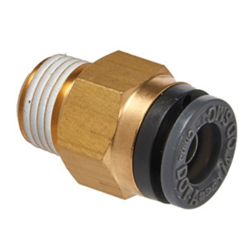 S.U.R.&R. Straight Male Connector 1/4 Tube X 1/8 NPT (2) – SRRABM220
