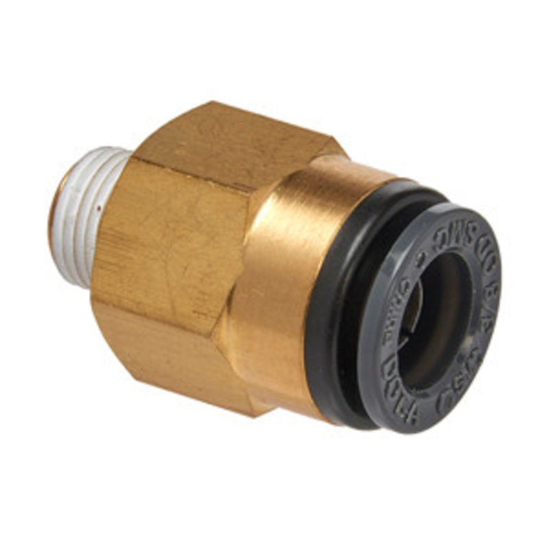 S.U.R.&R. Straight Male Connector 3/8 Tube X 1/8 NPT (2) – SRRABM320