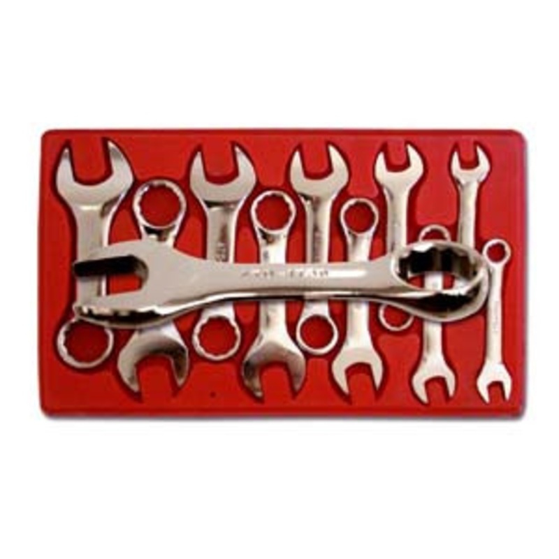 V8 Tools 10 Piece Metric Stubby Combination Wrench Set – VT8910