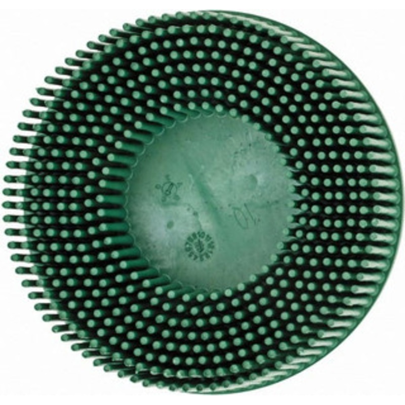 3M 3 50 Grit Ceramic Tapered Disc Brush Coarse Grade, Type R Quick Change Connector, 5/8 Trim Length 7000000745 – 00222760