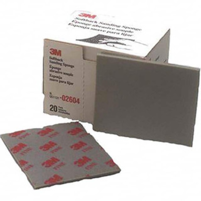 3M 4-1/2 Wide x 5-1/2 Long, Fine Grade Sanding Sponge 3/16 Thick 7000000589 – 03346566