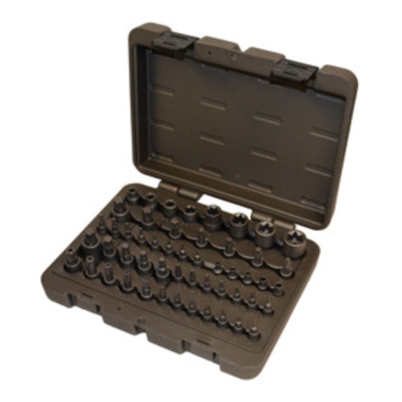 Cal-Van Tools 52 Piece Master Torx Set Torx Tamper E Torx Torx Plus – CV934