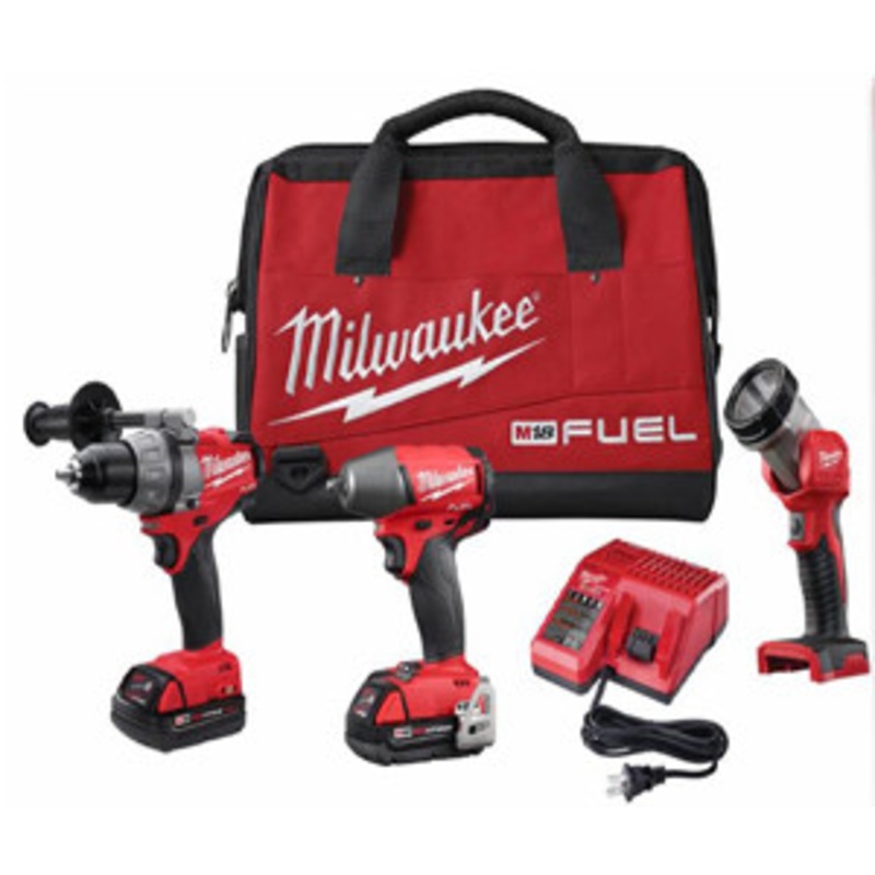 Milwaukee M18 Fuel Drill Impact and Light Kit – MWK2891-23