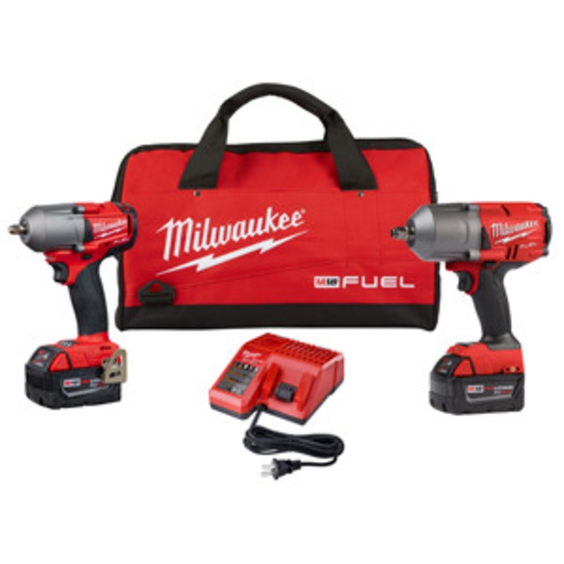 Milwaukee M18 High Torque 1/2 and 3/8 Impact Kits – MWK2993-22