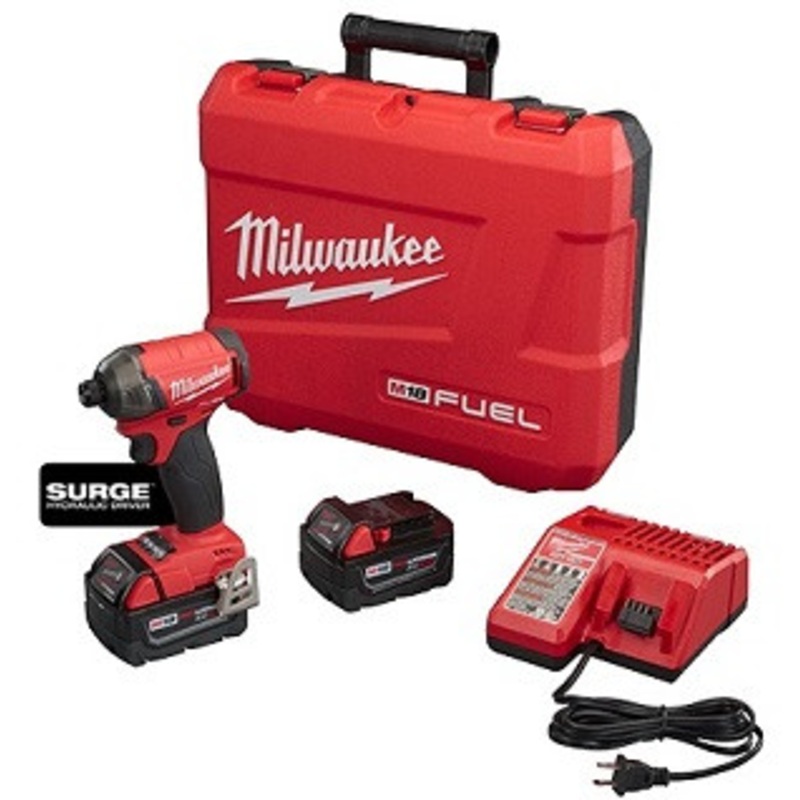 Milwaukee M18 Surge 1/4 Hex Hydraulic Driver Kit – MWK2760-22