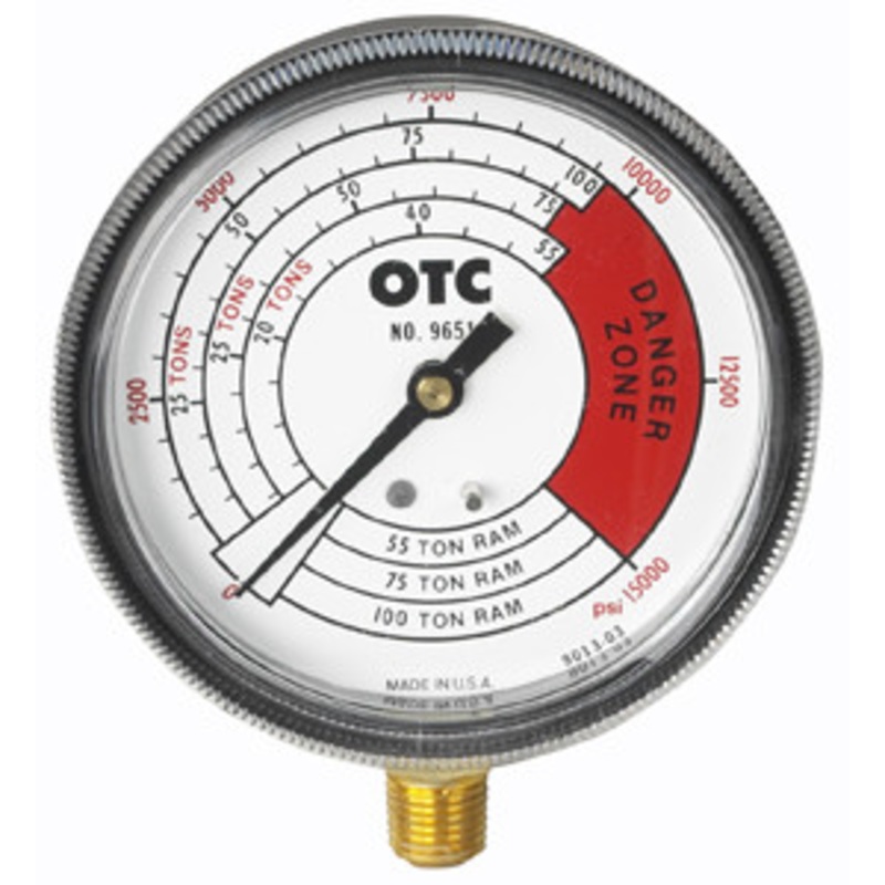 OTC Pressure Gauge 4 Scales/0-100 Ton – OT9651