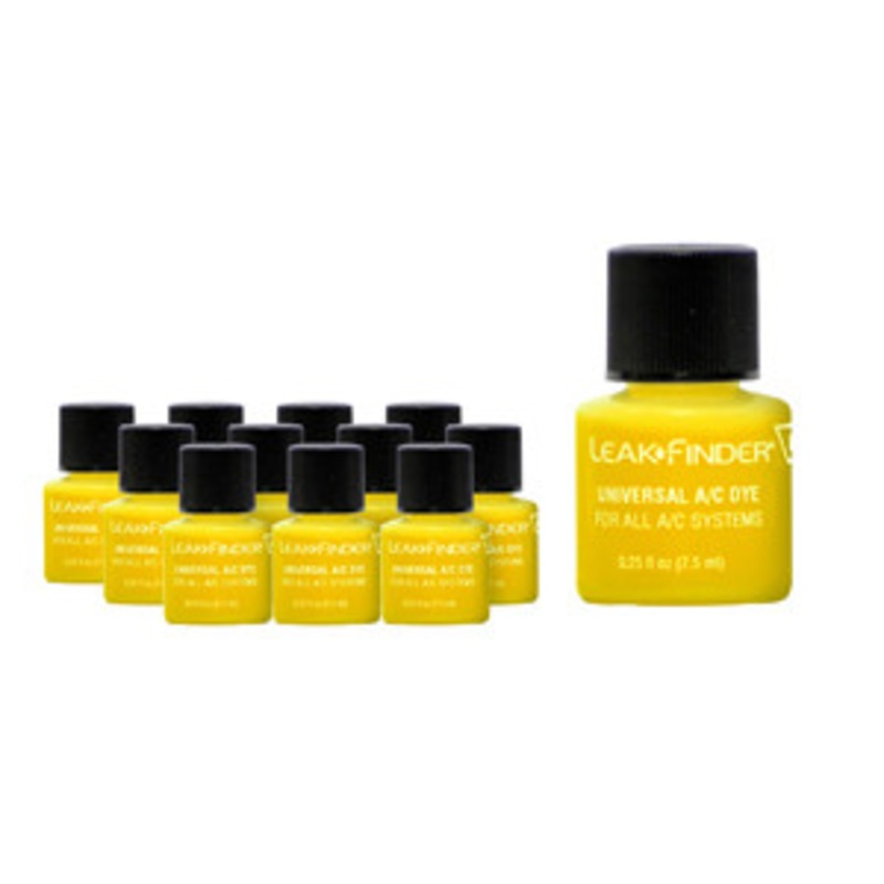Tracer Products Leakfinder (12) 1/4 Oz (7.4 Ml) Bottles Universal A/C Dye – FULF1025
