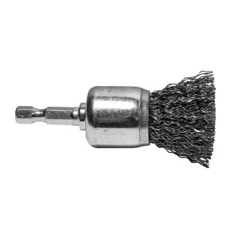 Century Drill & Tool 1 Coarse .0118 Wire End Brush Hex Shank – CY76201