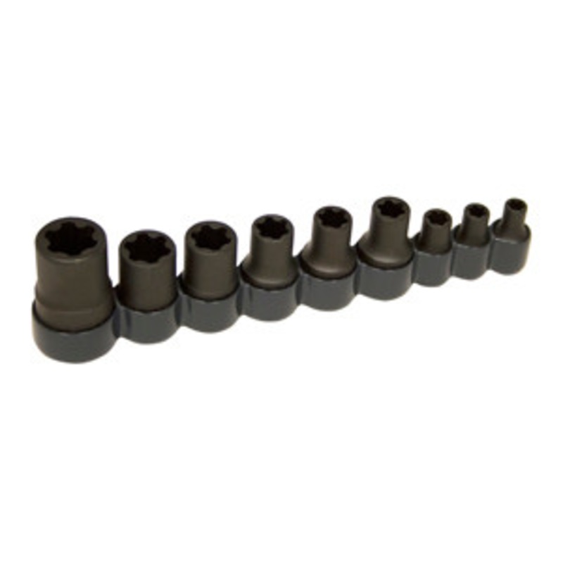 Lisle External Torx Plus Socket Set 1/2 Drive E6 – E18 – LS83100