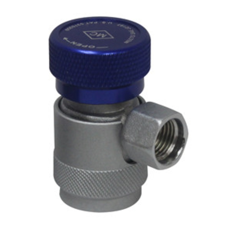 Mastercool Low Side Manual R134a Safety Lock Coupler 14 mm-F x 13 mm – ML82934-SL