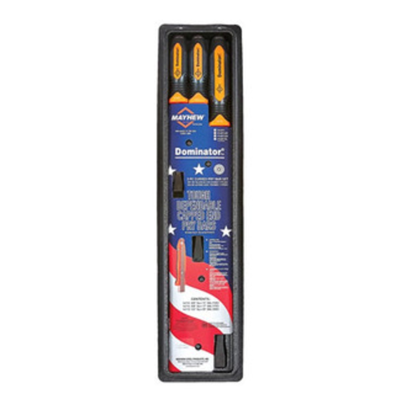Mayhew 3 Pc Orange Dominator Curved Pry Bar Set – MH14071OR