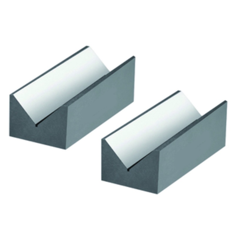 Precise Elongated Steel V-Block Sets