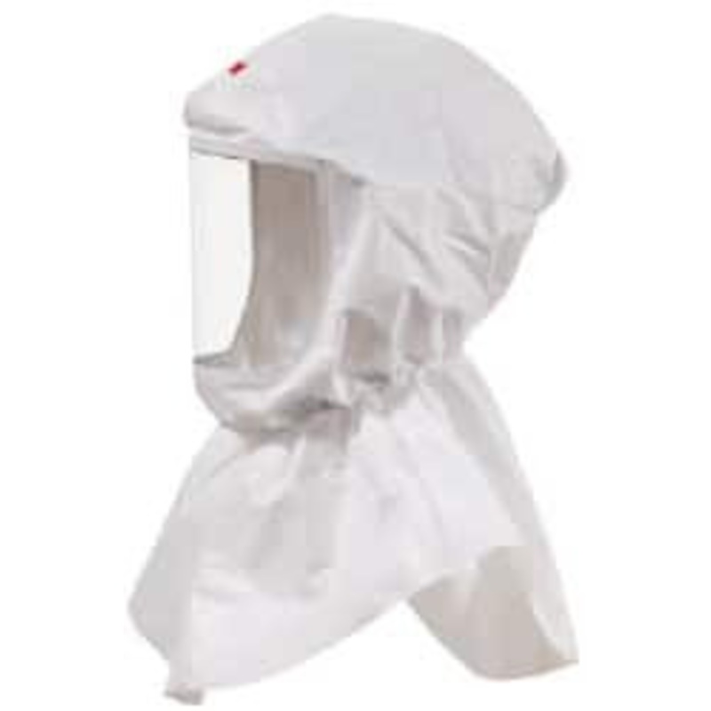 3M Pack of 10 Universal Size, PAPR Compatible Hoods Polypropylene, White, Compatible with S-655 Hood Assembly 7000002345 – 54132576
