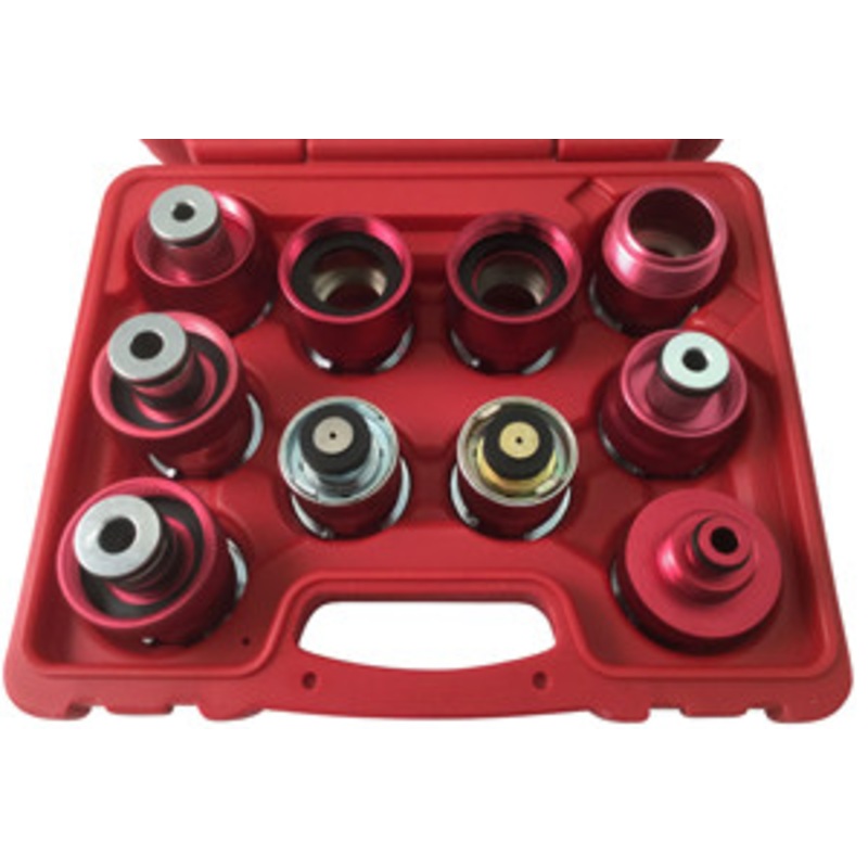 CTA Manufacturing Corp. 10 Piece Radiator Pressure Tester Adapter Kit -US/Asian – CM7057
