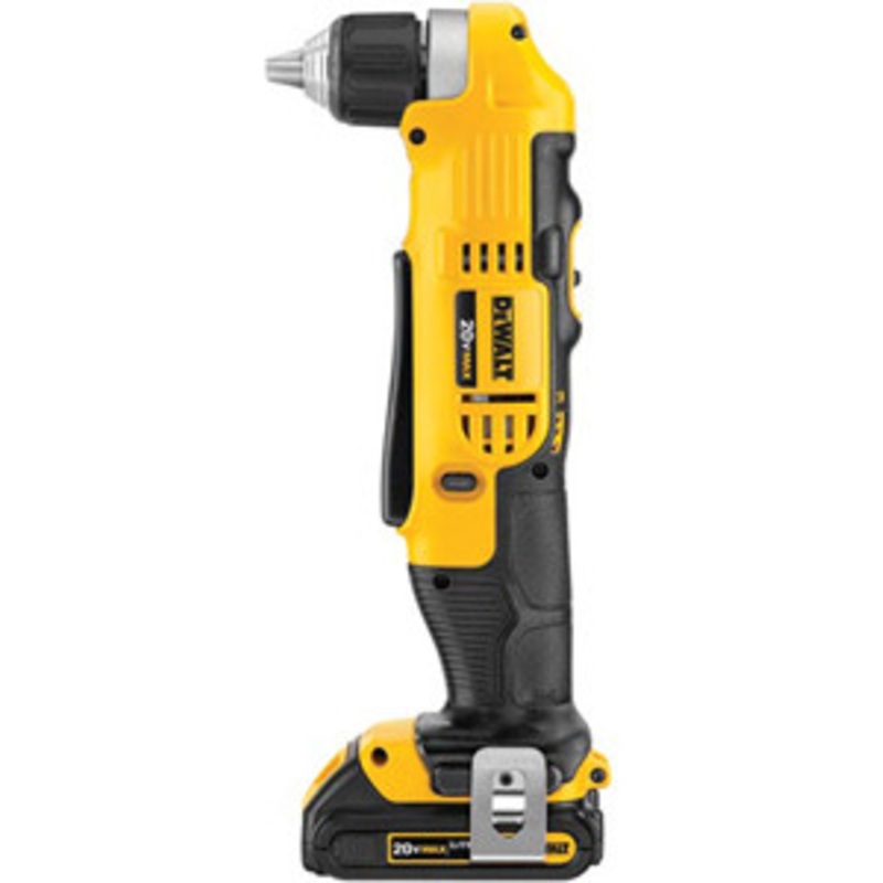 DeWALT 20V Max Lithium Ion 3/8 Right Angle Drill – DWDCD740C1