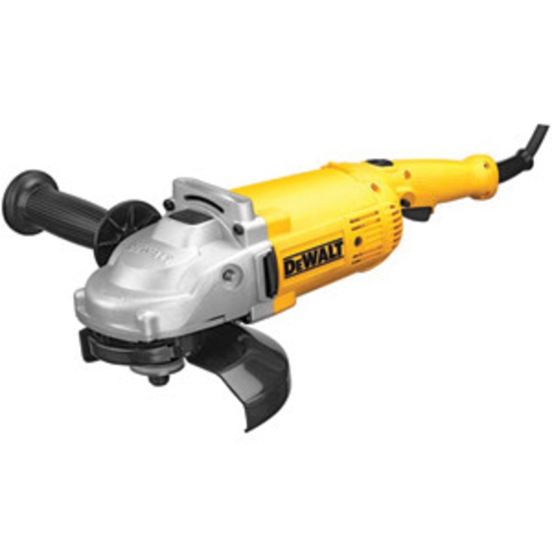 DeWALT 7 Large Angle Grinder With 2 Finger Lock On Trigger Switch – DWE4517