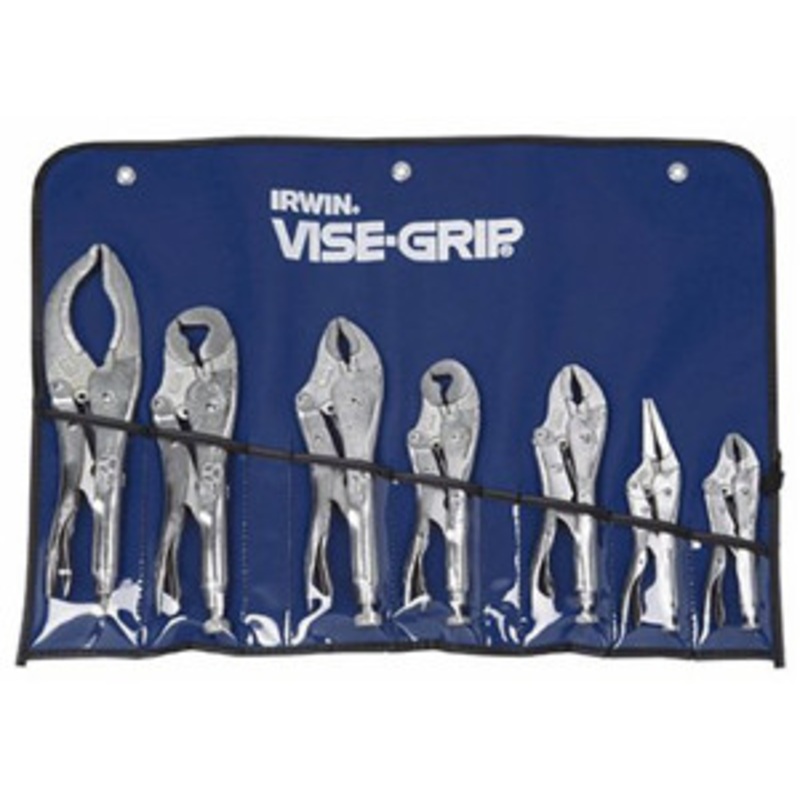 IRWIN 7 Pc Locking Pliers Kit Set – VG757KB