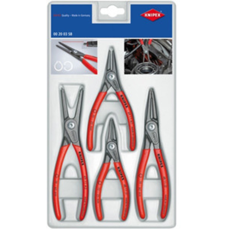 Knipex 4 Piece Circlip Pliers Set – KX002003SB