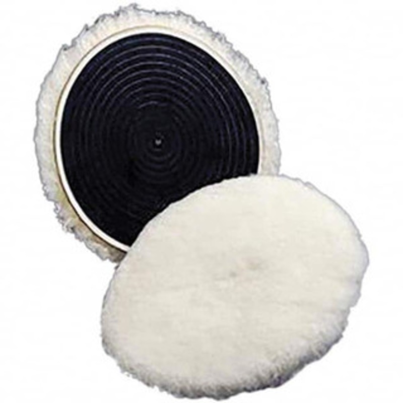 3M 7 Diam Wool Bonnet Pad 15/16 Pile, Hook & Loop Attachment 7000028364 – 86817434