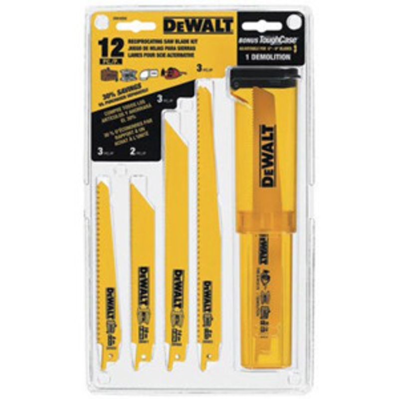 DeWALT 12 Pc Recip Blade Set Kit – DW4892