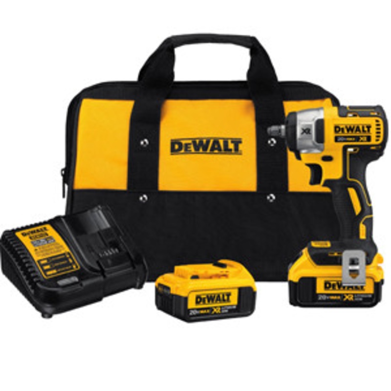 DeWALT 20 Volt Max 3/8 Drive Impact Wrench Kit – DWDCF890M2