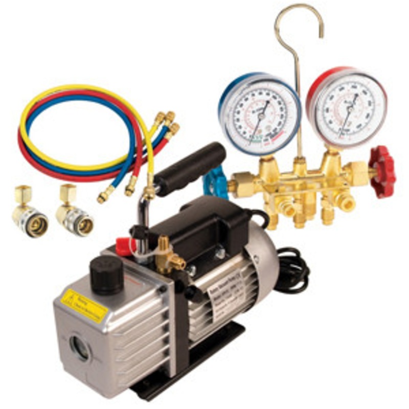 FJC Inc. Vacuum Pump And Brass Manifold Set – FJ9281