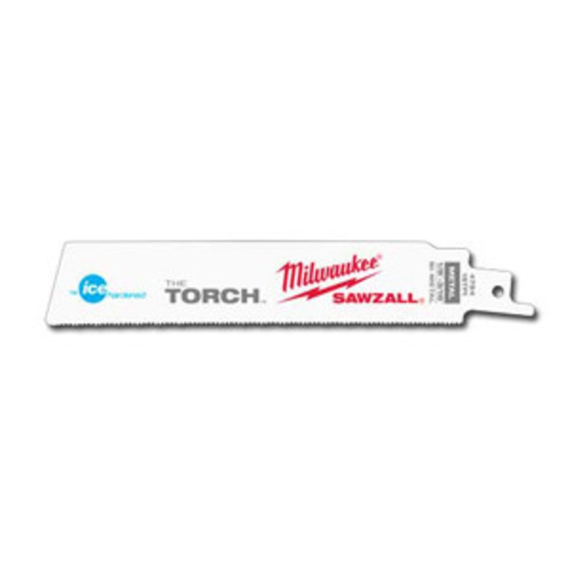 Milwaukee 6 x 18TPI Sawsall Torch Ice Hardened Metal Demolition – MWK48-01-8784