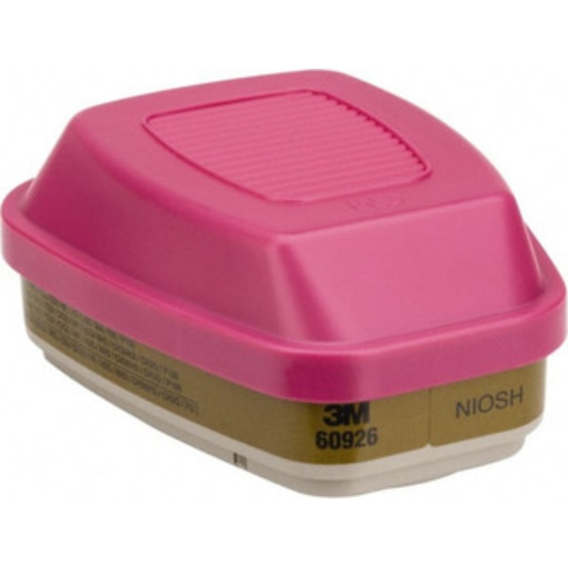 3M 2 Qty 1 Pack Olive & Magenta P100 Cartridge & Filter Combination Series 6000, Protects Against Multi Gas 7000002041 – 71855282