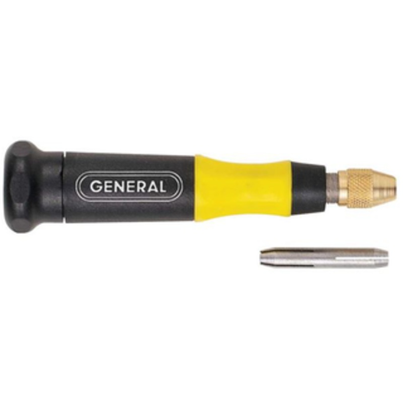 General 4-in-1 Pin Vise, 0 – 1/8 Range – 75801