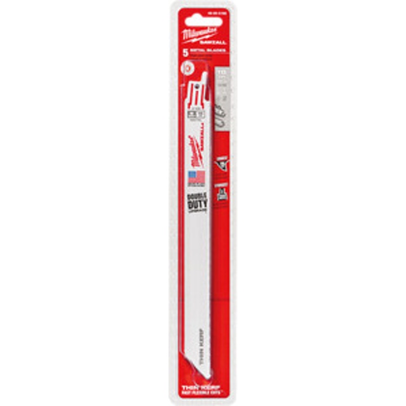 Milwaukee 18 TPI 9 (5 Pk) Super Sawzall Blade – MWK48-00-5188