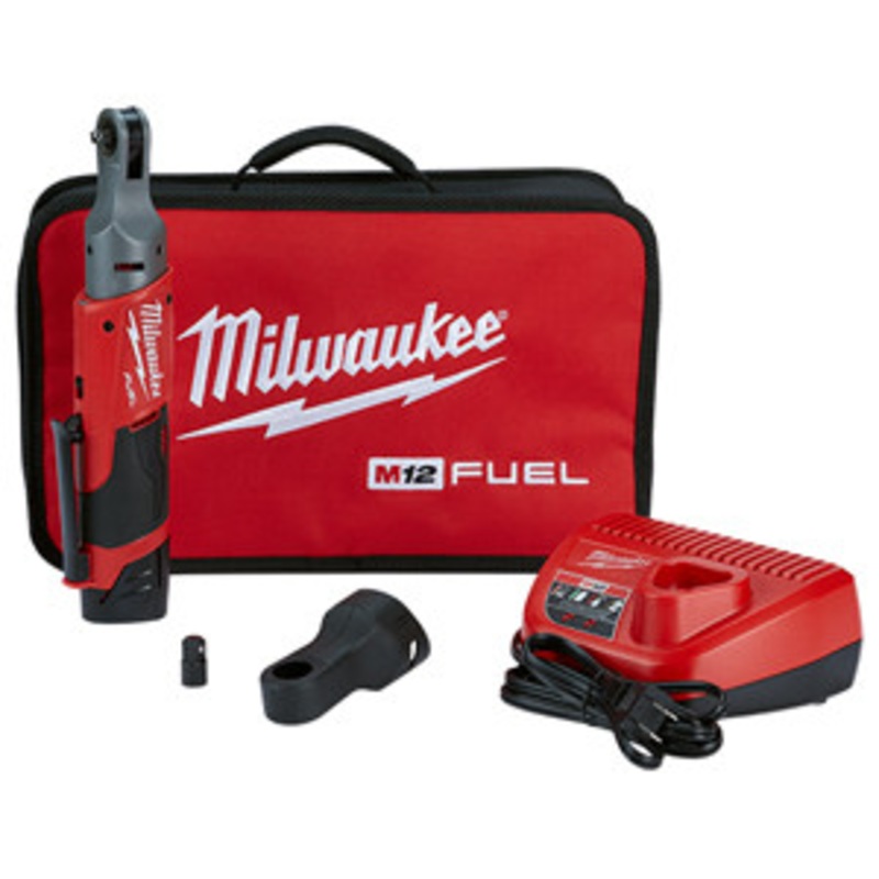 Milwaukee M12 FUEL 1/4 Ratchet with 2 Battery Kit – MWK2556-22