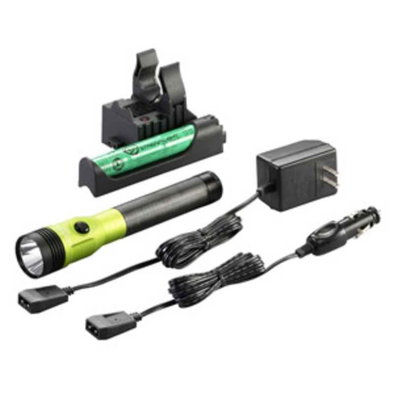 Streamlight Lime DS Stinger LED HL AC/DC with Piggyback Charger 800 Lum – SG75488