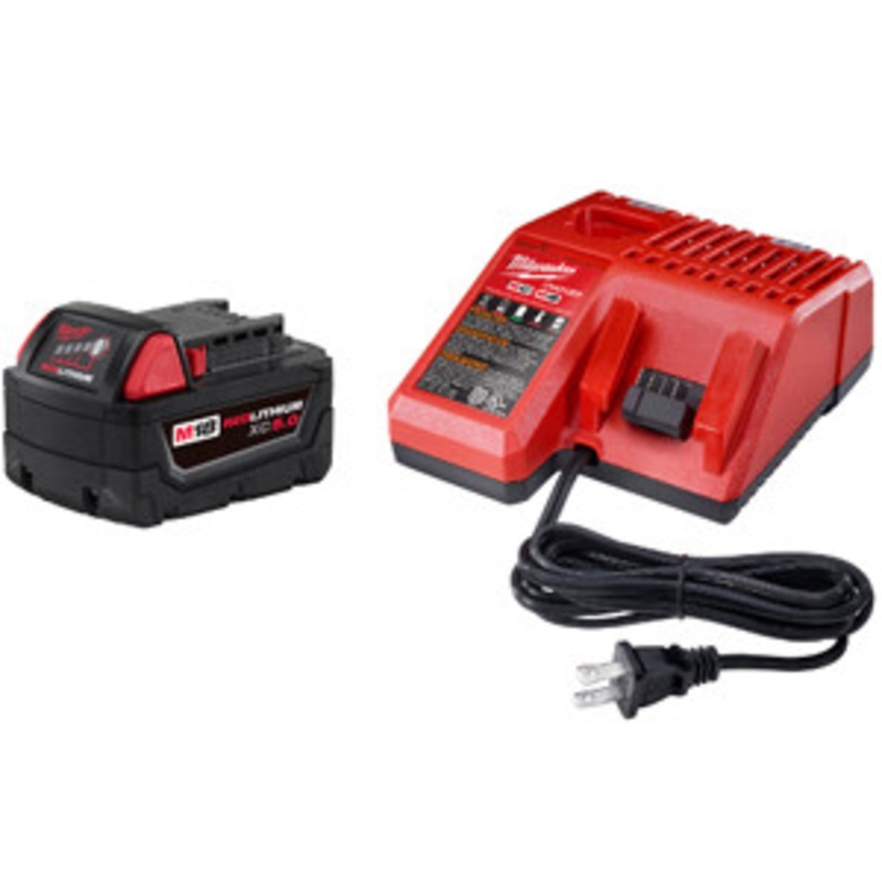 Milwaukee M18 XC5 Battery & Charger Kit – MWK48-59-1850