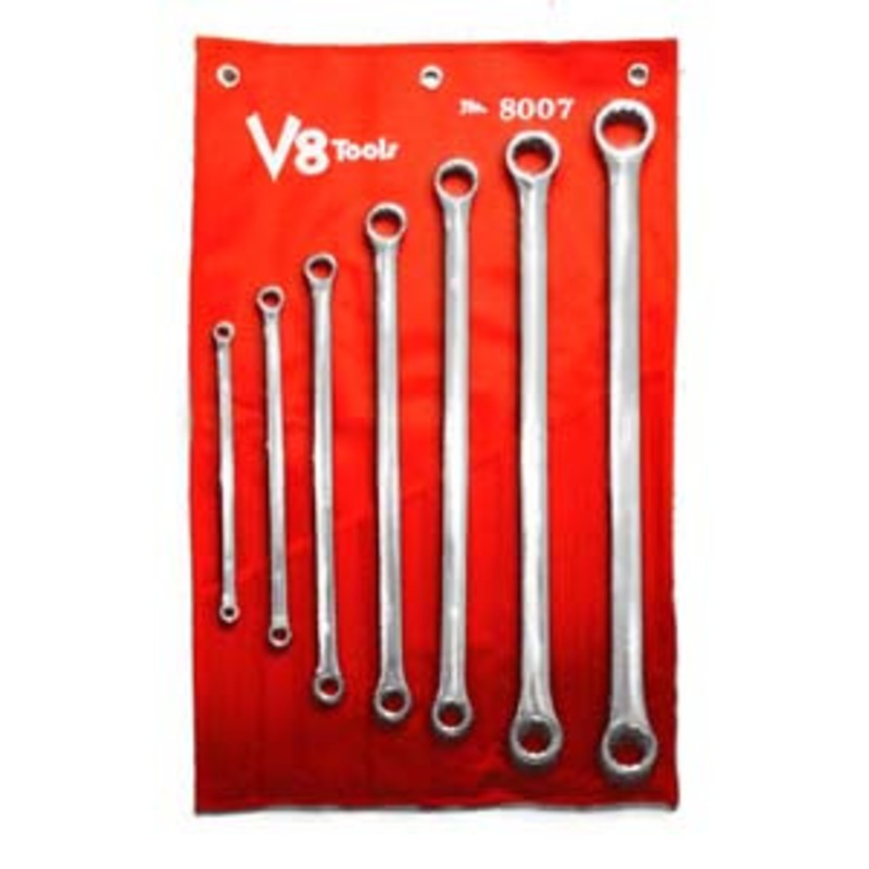 V8 Tools 7 Piece SAE Super Duty 0 Degree Offset Box Wrench – VT8007