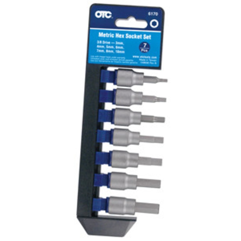 OTC 7PC MM HEX BIT SKT SET 3-10MM – OT6170