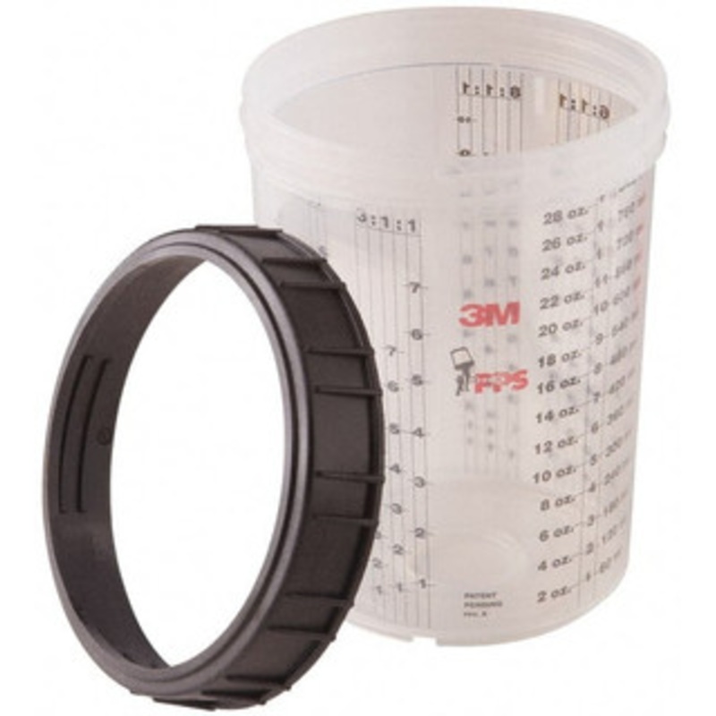 3M Paint Sprayer Cup Large Collar and Cup 7000000642 – 84550318
