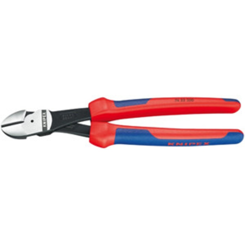 Knipex 10 High Leverage Angled Diagonal Cutter Comfort Grip – KX7422250