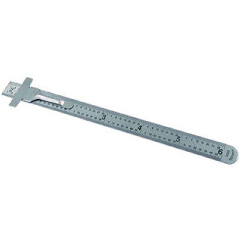 Precise 6 x 15/32 Stainless Steel Rulers