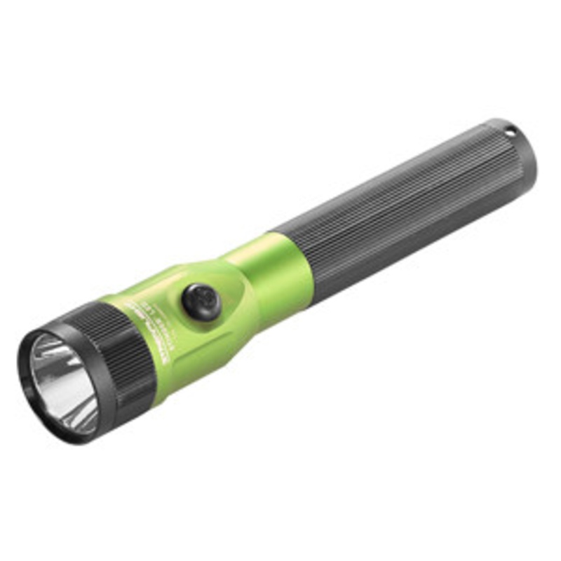 Streamlight Lime Green Stinger LED with AC/DC Piggy Back Charger – SG75636
