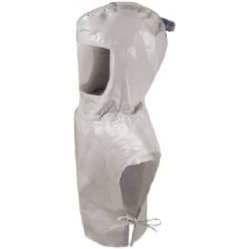 3M Universal Size, PAPR Compatible Hood Zytron 200, Gray, Compatible with GVP, TR-300 & V-Series Air Sources 7000002350 – 54132618