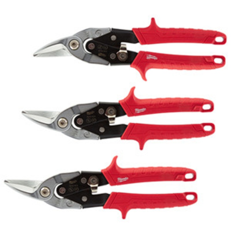 Milwaukee 3 Pc Aviation Snip Set – MWK48-22-4533
