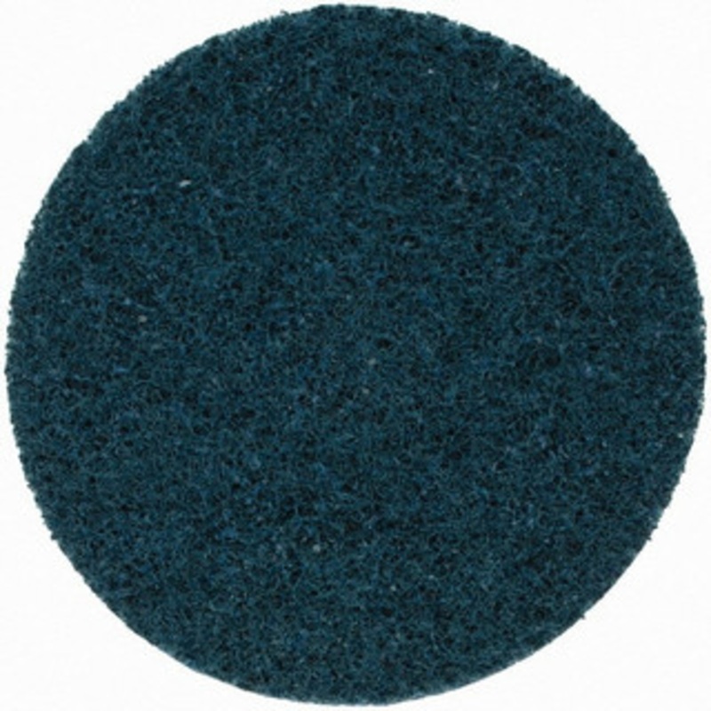 3M 3 Aluminum Oxide Quick Change Disc Type R Attachment, Very Fine Grade, Blue, Non-Woven, 18,000 RPM, Roloc TR Compatible 7000000754 – 00222885