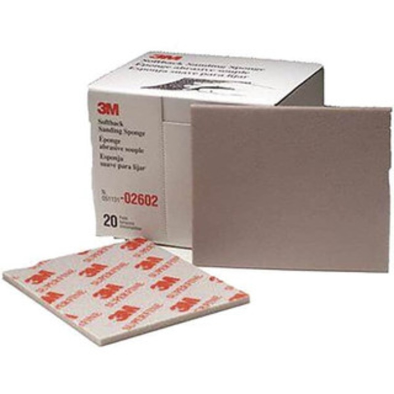 3M 4-1/2 Wide x 5-1/2 Long, Super Fine Grade Sanding Sponge 3/16 Thick 7000000588 – 03346558