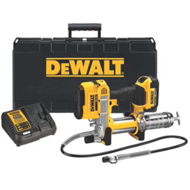 DeWALT 20 Volt Cordless Grease Gun Kit Single Battery – DWDCGG571M1