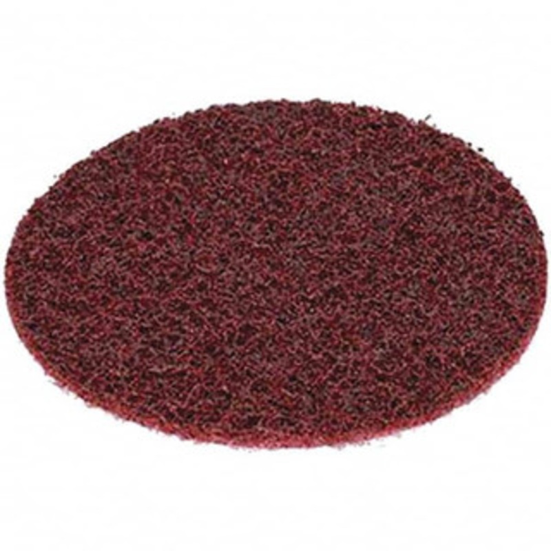 3M 4 Diam, Aluminum Oxide Hook & Loop Disc Medium Grade, Nonwoven, Series SC-DH 7000000652 – 03363348