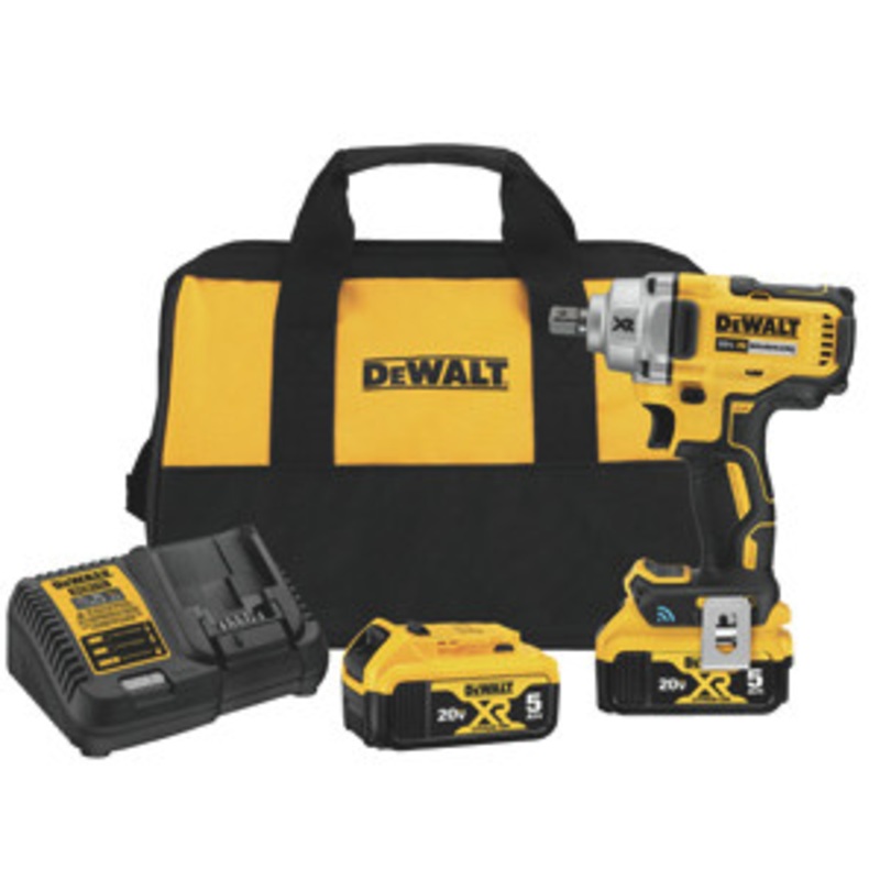 DeWALT 20V MAX 1/2 BT Mid-Range Torque Impact Wrench Kit – DWDCF896HP2