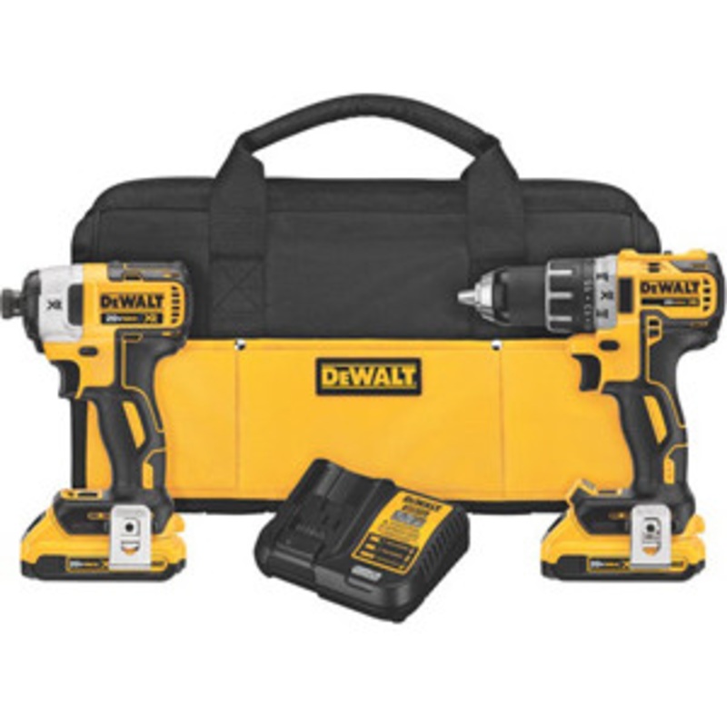 DeWALT 20V Max Compact Drill/Impact Combo Kit – DWDCK283D2