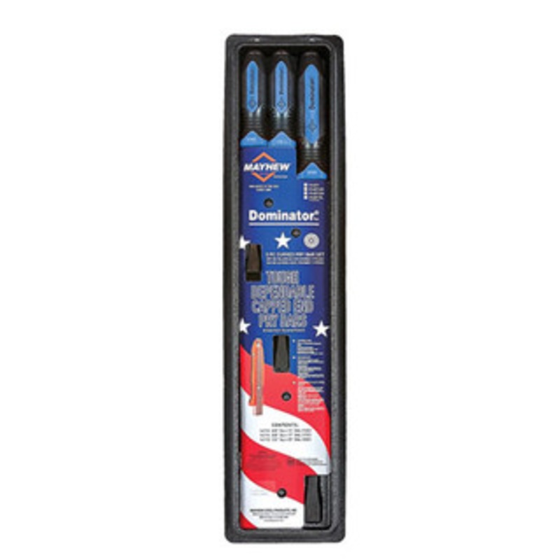 Mayhew 3 Piece Blue Dominator Curved Pry Bar Set – MH14071BL
