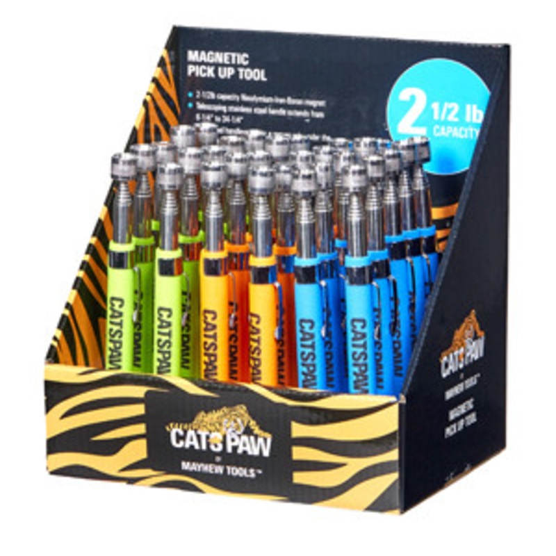 Mayhew CatsPaw 30 Piece HD Magnetic Pick-Up Tool Display – CZ17963